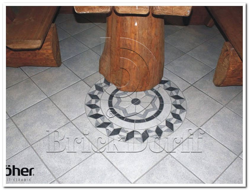 Клинкерная Плитка напольная противоскользящая Stroeher KERAPLATTE ROCCIA 837 marmos 240*240*10 мм