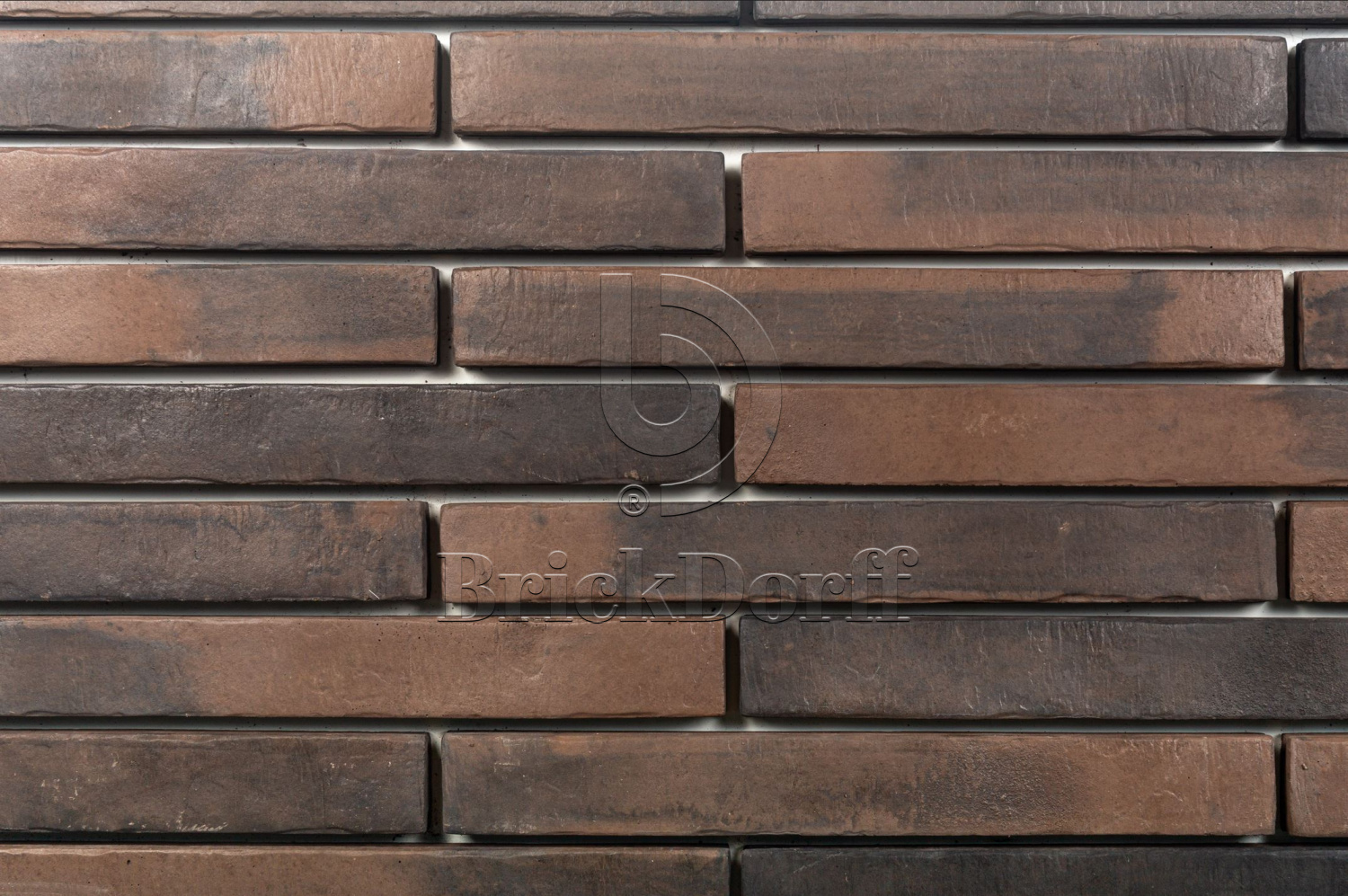 Фасадная ригельная плитка под клинкер Life Brick Лонг 368, 430*52*15 мм