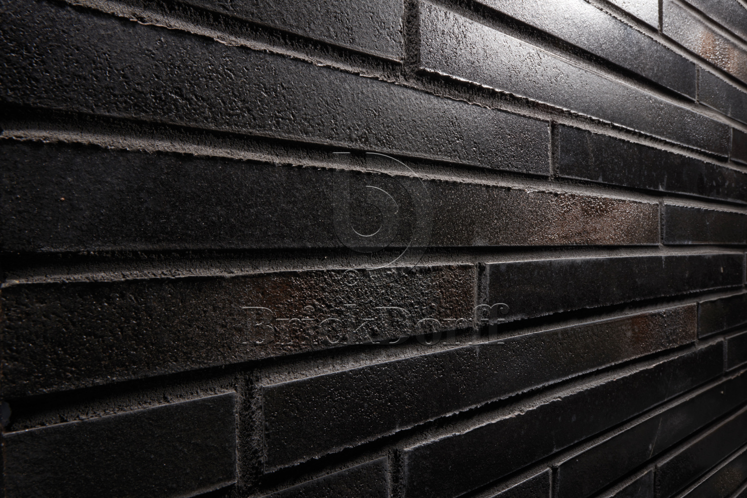 RIEGEL 50 456-schwarz-blau, 490*40*14мм Stroeher Клинкерная фасадная плитка под кирпич ригельная Langformat