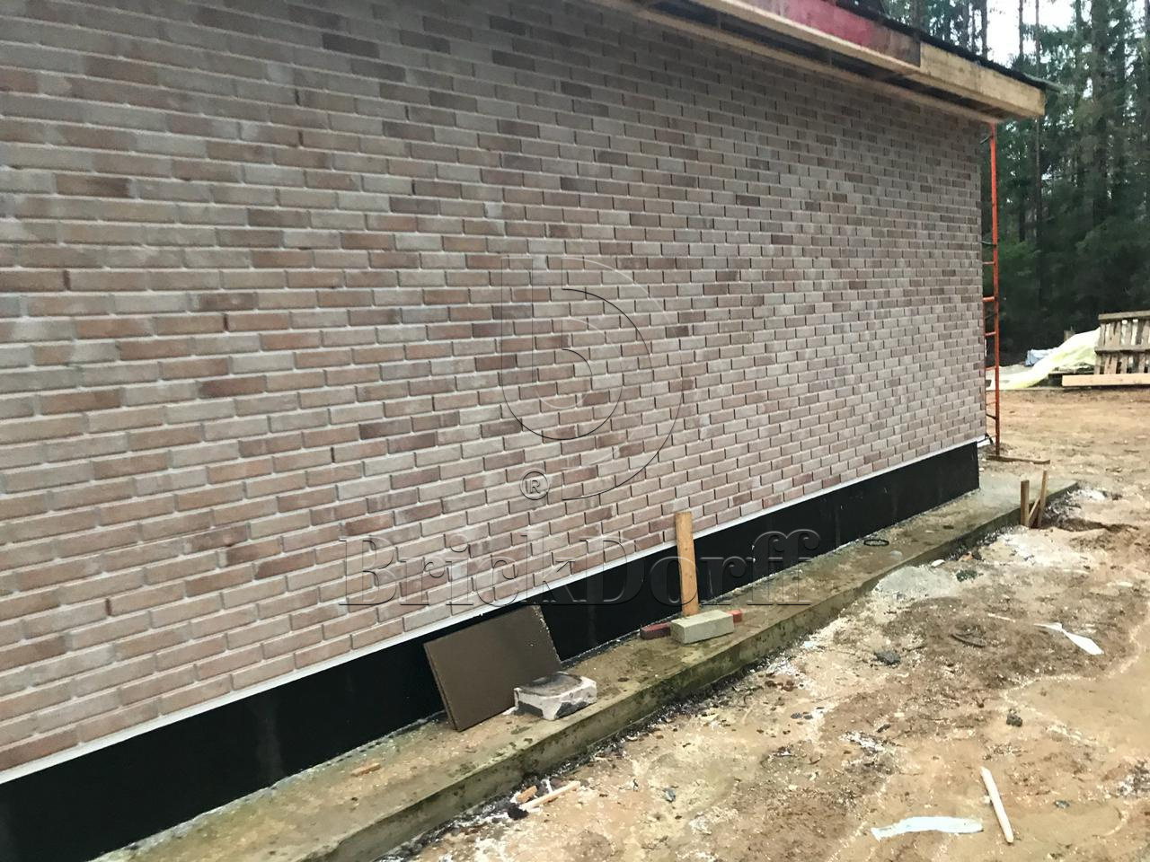 SCANDIANO OCHRA 245X66х7,4 мм Клинкерная фасадная плитка под кирпич облицовочная охровая