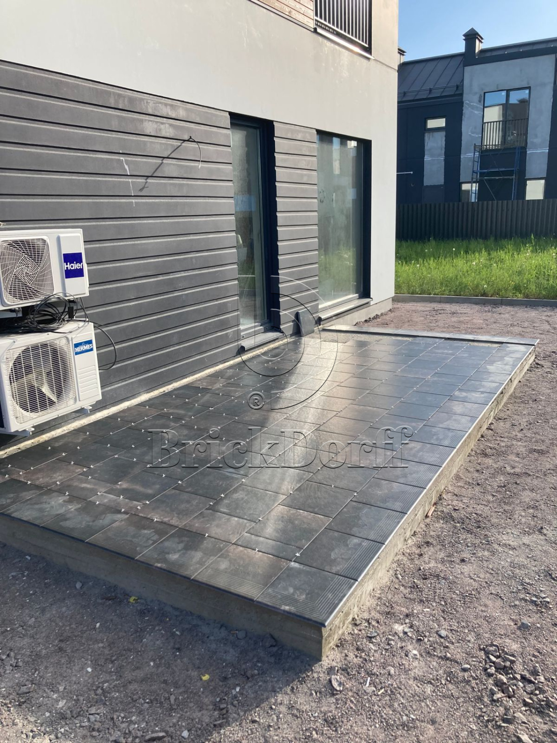 Клинкерная плитка Scandiano Brown 300x300x11 – для улицы, террасы, крыльца, лестницы, морозостойкая