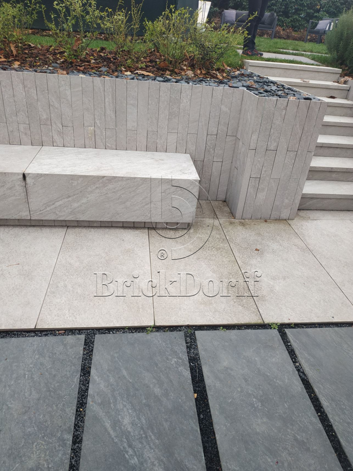 Тротуарная плитка Дерево. Frame Oak LASTRA 20mm / Фрейм Оак Ластра 20мм 600х600х20мм