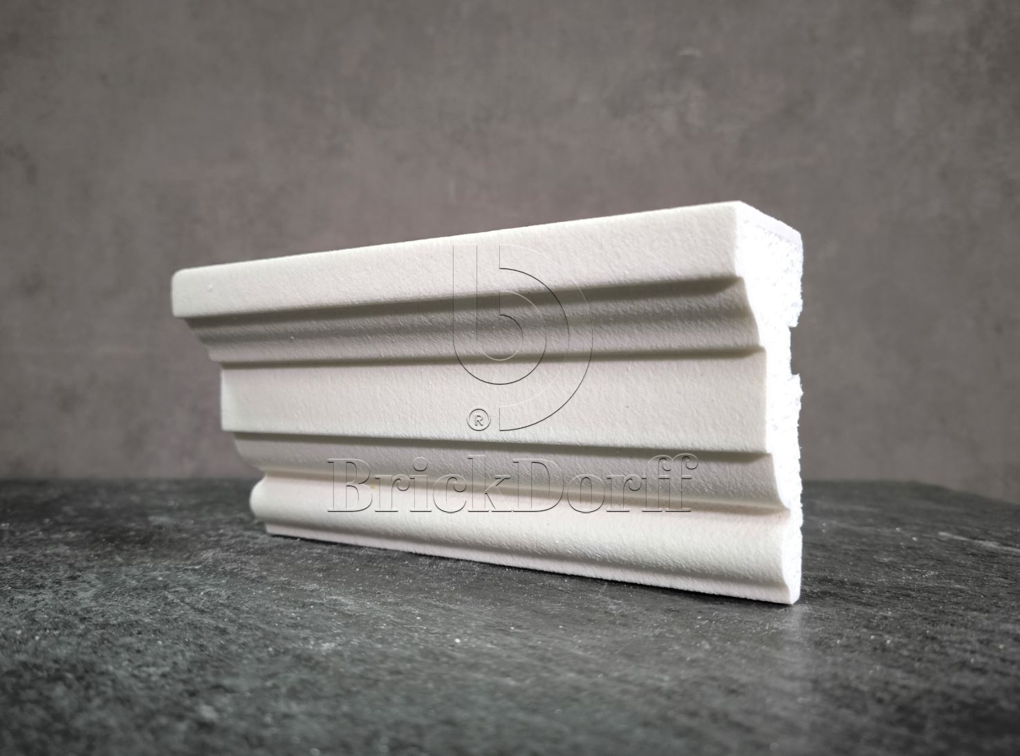 Молдинг для фасада - лепнина, декор из пенополистирола МВ-95/1 95*50*2000 мм