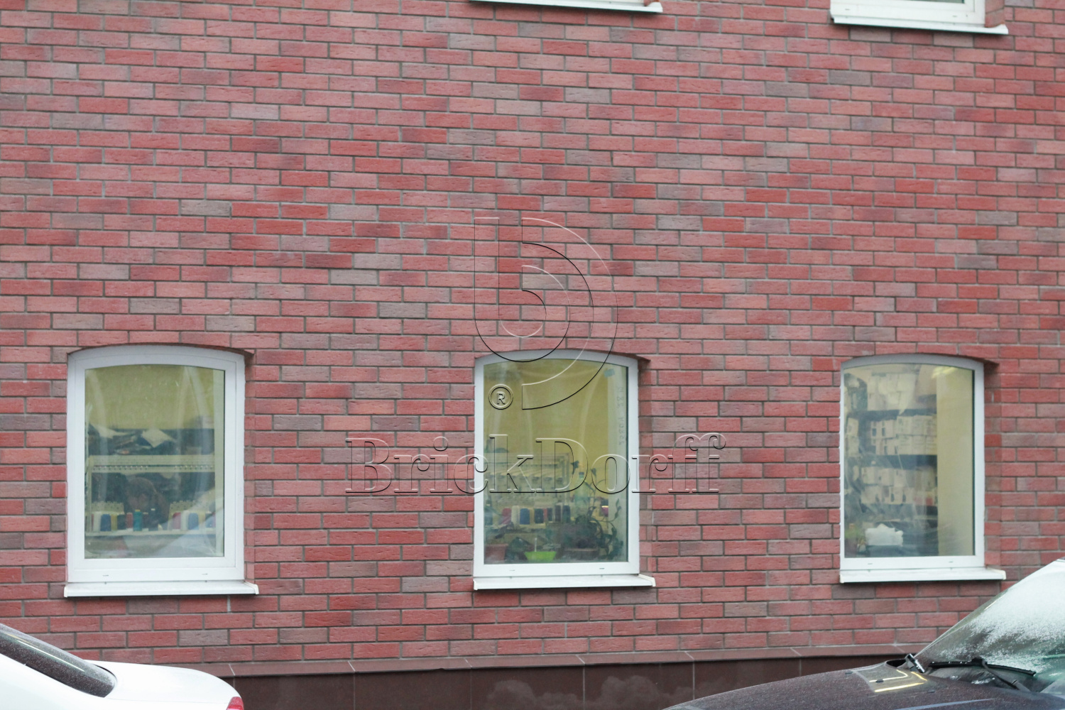 Клинкерная фасадная плитка облицовочная под кирпич Stroeher (Штроер) Keraprotect 416 rotterdam рельефная NF11, 240*71*11 мм