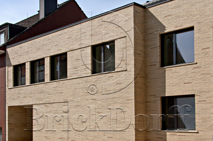 Кирпич облицовочный Клинкерный ригельный Langformat ABC 36107 Aquaterra Colima beigegrau 365*115*40 мм