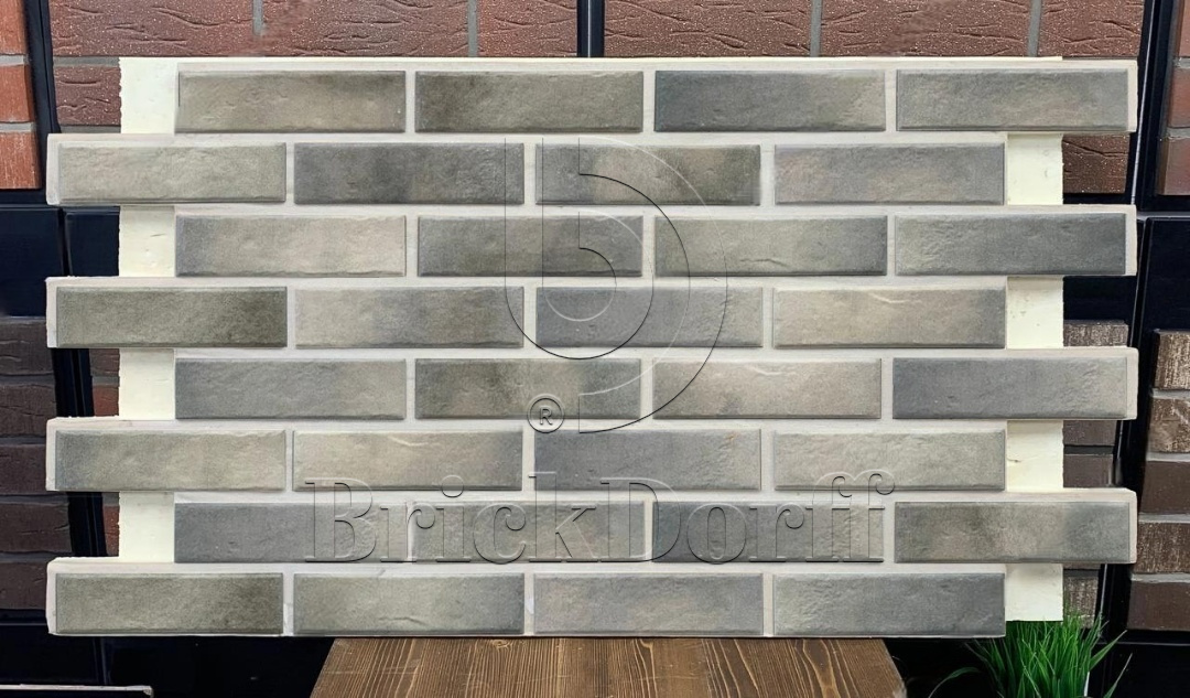 Retro Brick Pepper фасадная термопанель из пенополиуретана ППУ 65 мм