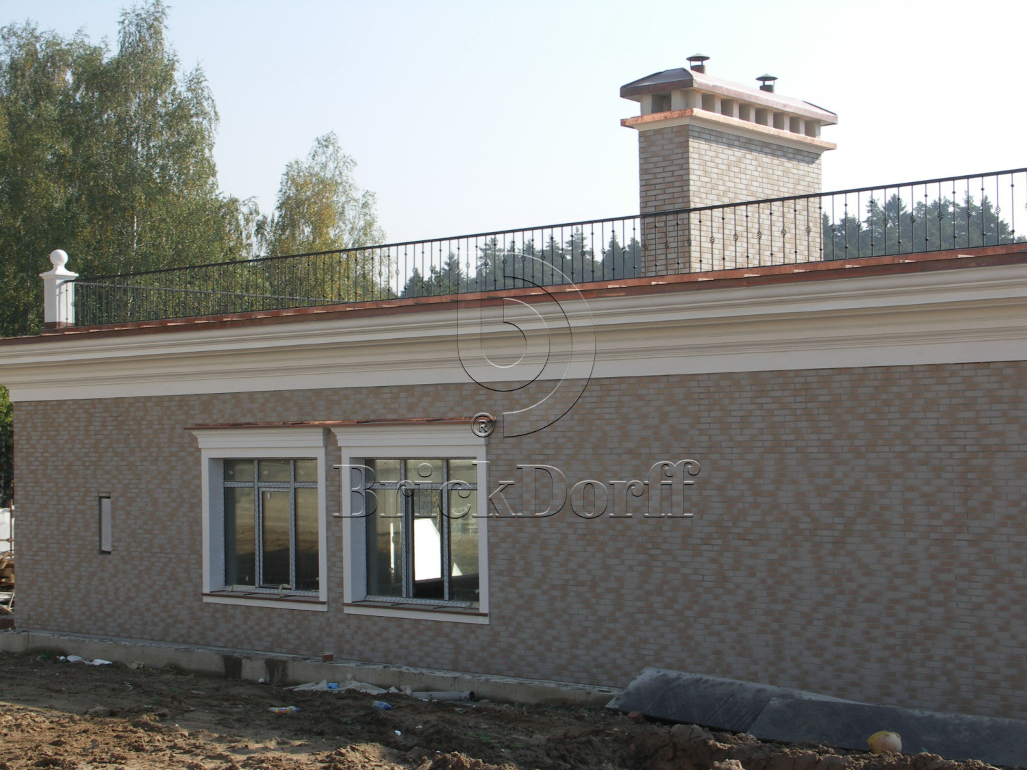 Фасадная Термопанель из пенополистирола ППС 60 мм с клинкерной плиткой Piz Kesch glatt 240*71*10 мм