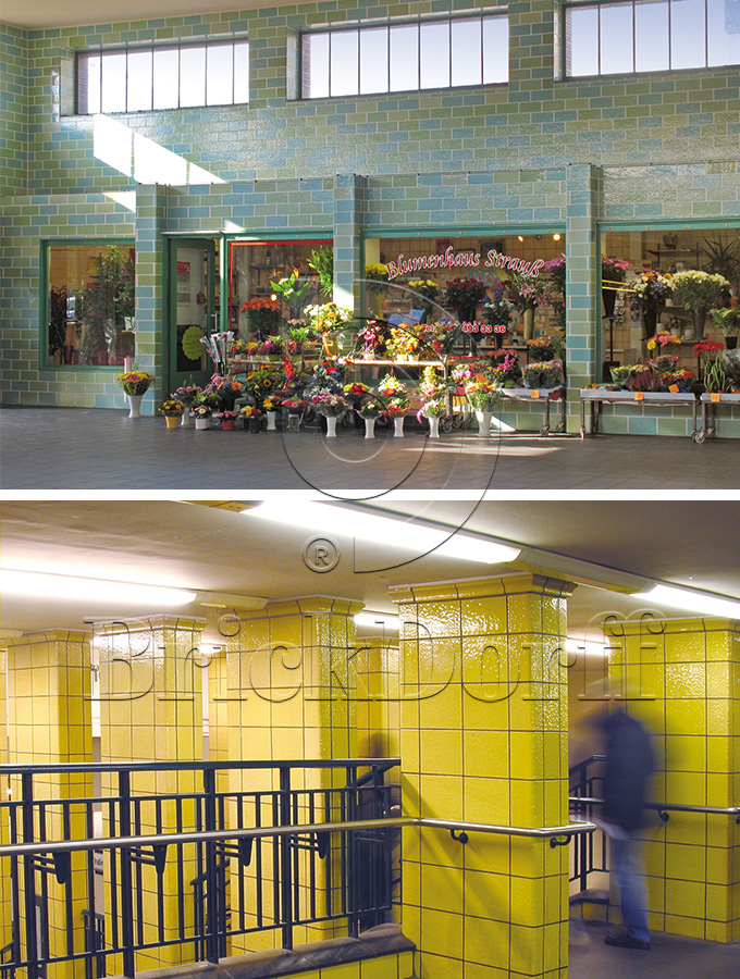 Фасадная Термопанель из Пенополиуретана ППУ 40 мм с Клинкерной Глазурованной плиткой Gelb 310, 240*71*10 мм