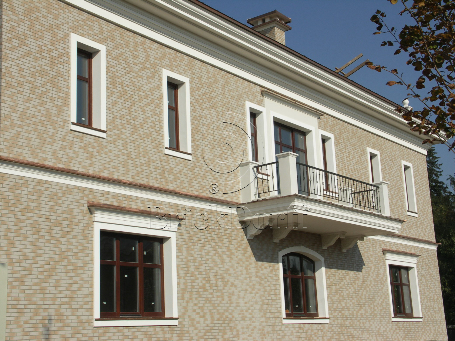 Фасадная Термопанель из пенополистирола ППС 60 мм с клинкерной плиткой Piz Kesch glatt 240*71*10 мм