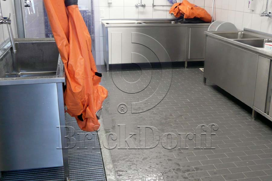 Кислотоупорная Клинкерная напольная плитка для промышленных помещений ABC Objekta grau 240*115*10 мм