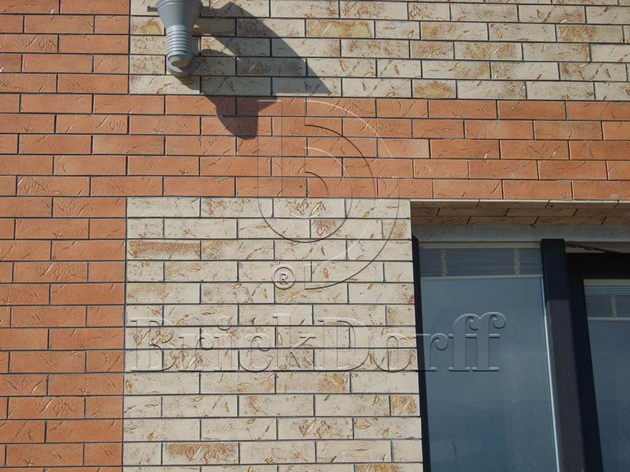 Фасадная Термопанель из пенополистирола ППС 60 мм, с клинкерной плиткой Austria Salzburg 240*71*8 мм