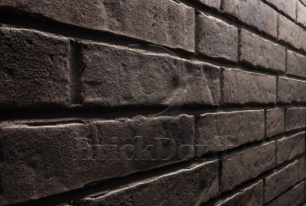 Клинкерная фасадная плитка облицовочная под кирпич Stroeher (Штроер) Zeitlos 368 sepiaquarz рельефная NF14, 240*71*14 мм