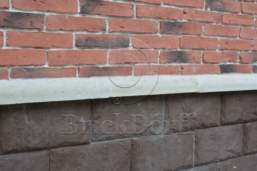 Фасадная облицовочная декоративная плитка травертин-касса 15