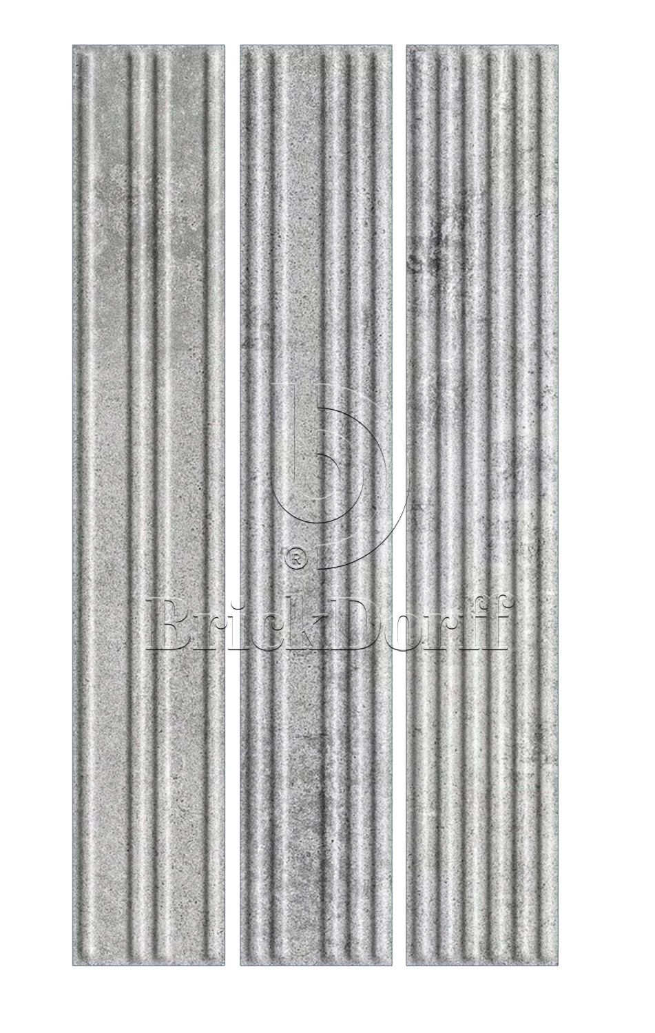 Carrizo Grey Dekor 400*66*11 мм клинкерная плитка ригельная - длинный формат