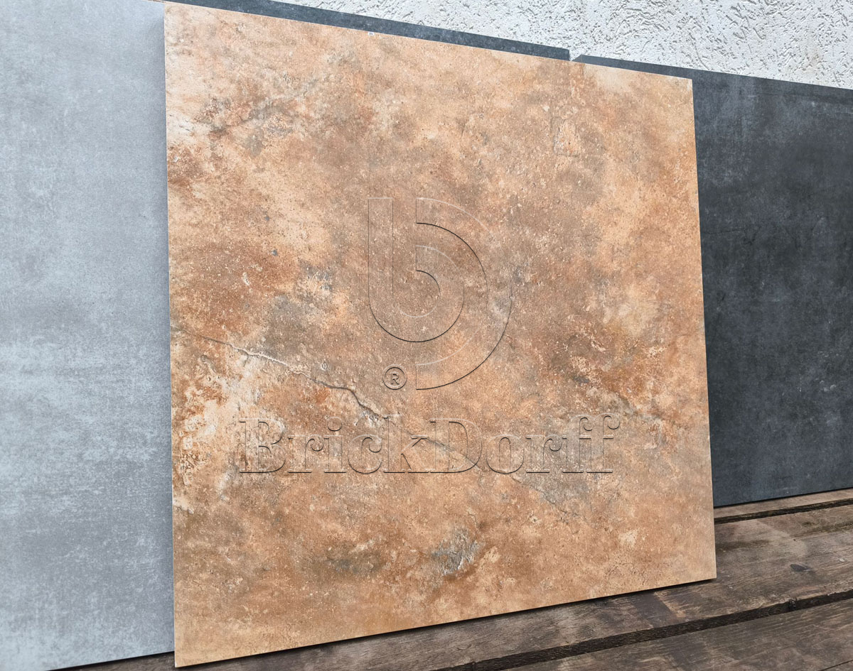 Taftan Red 600x600x20 мм, тротуарная плитка уличная, противоскользящая, керамогранит OutdoorDesign