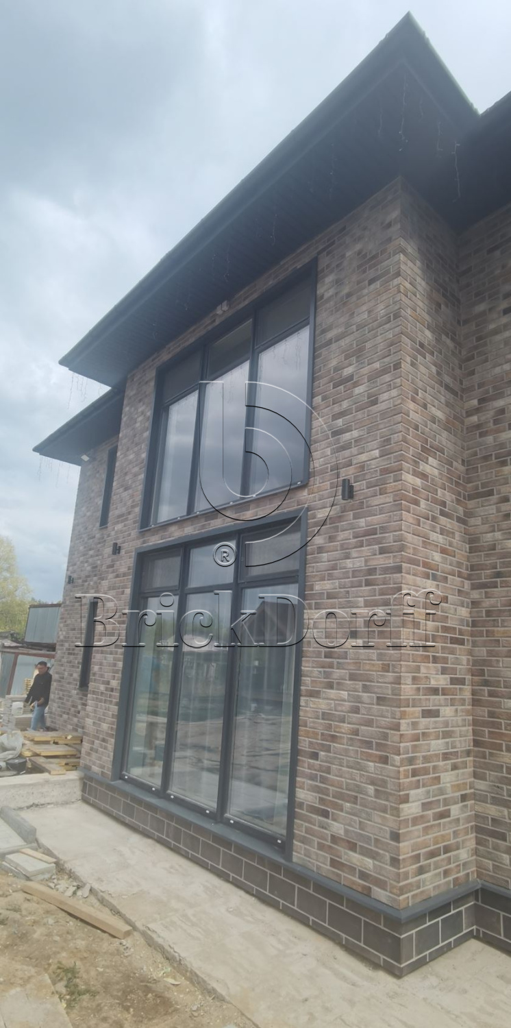 Loft Brick Pepper фасадная термопанель из пенополистирола ППС 100 мм с клинкерной плиткой