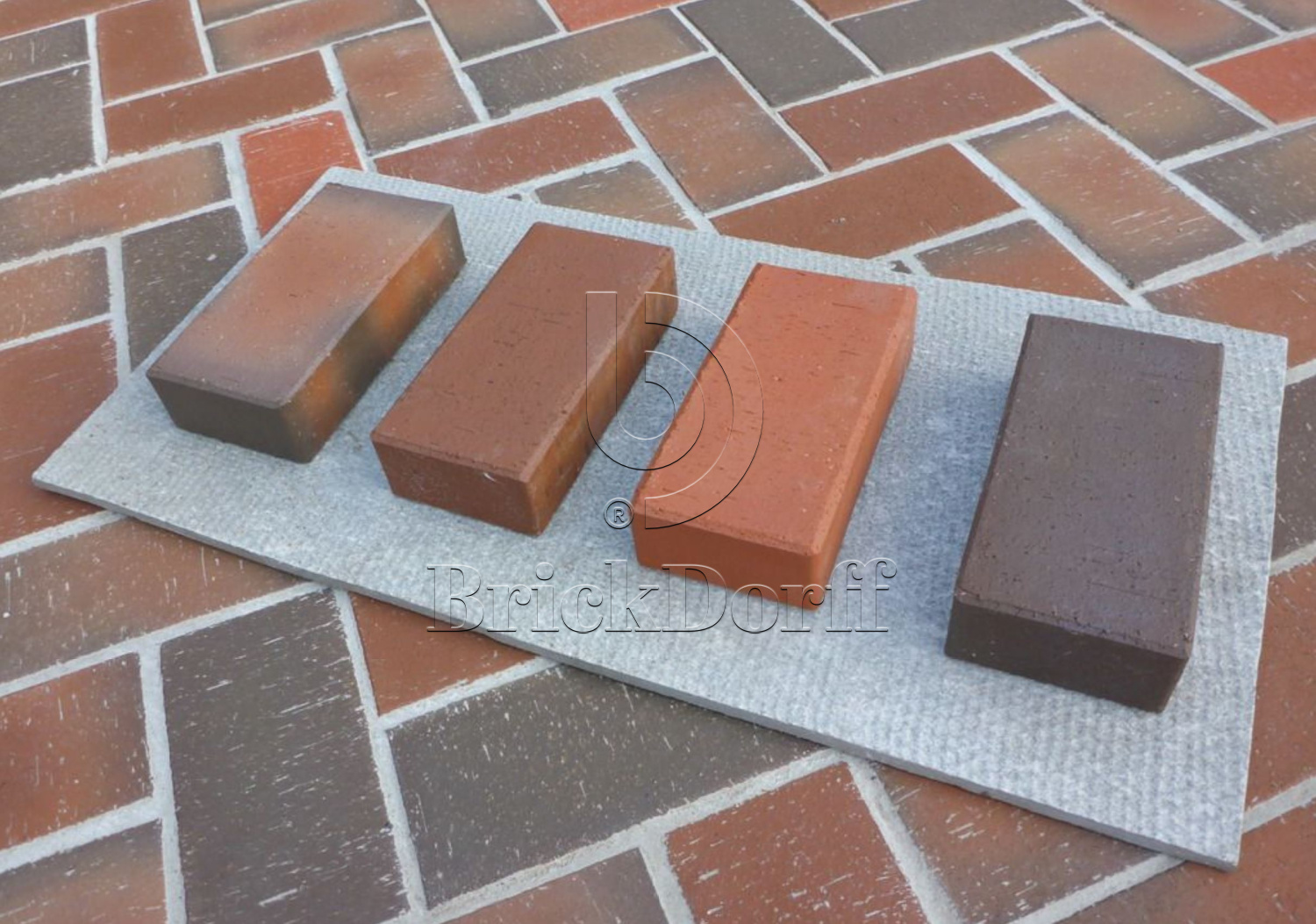 Тротуарная плитка / брусчатка Клинкерная ЛСР MIX-1 200*100*50 мм