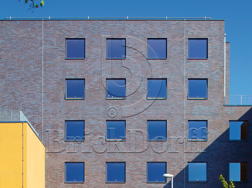 Клинкерная фасадная плитка облицовочная под кирпич Stroeher (Штроер) Keraprotect Chromatic 336 metallic black гладкая NF11, 240*71*11 мм