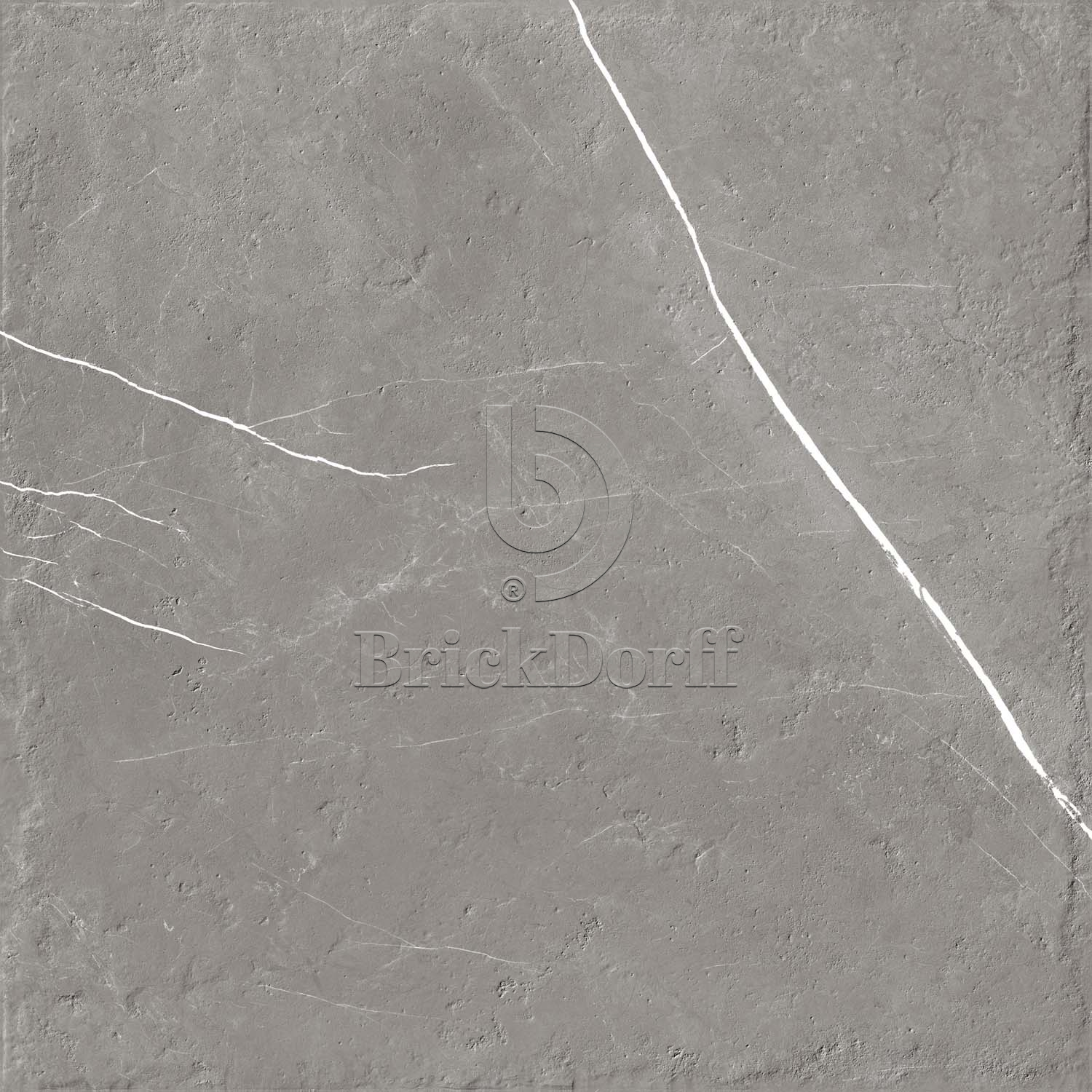 Тротуарная плитка уличная, противоскользящая Forte Dei Marmi Elegant Grey lastra 20мм, 600х600х20 мм