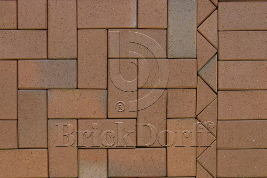 Тротуарная плитка / брусчатка Клинкерная ABC Kiel-Heidebunt (Киел-Хеидебунт), 200*100*45 мм