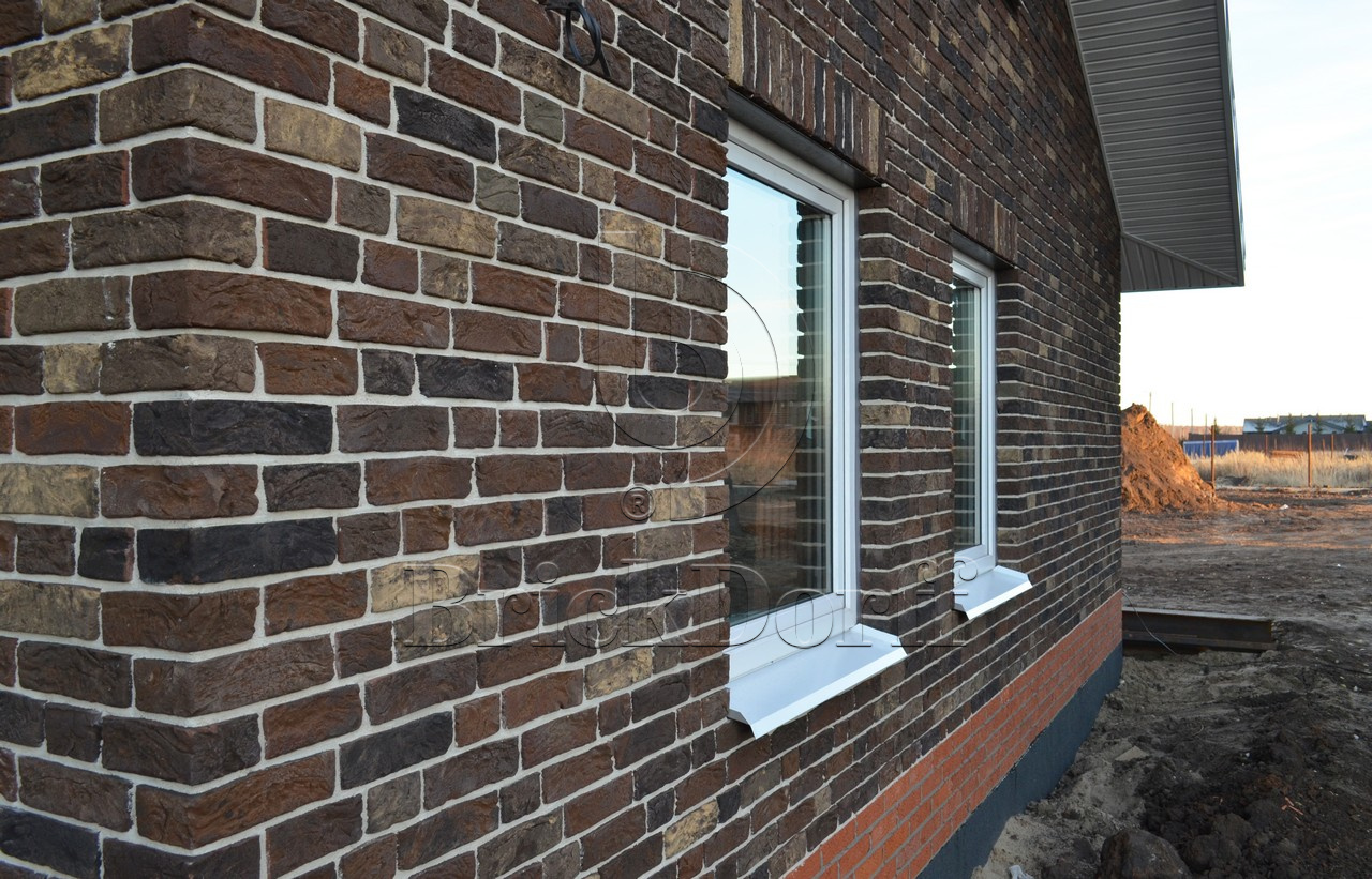 Донские Зори Извеково w042 215*102*65 мм, Кирпич ручной формовки полнотелый, облицовочный