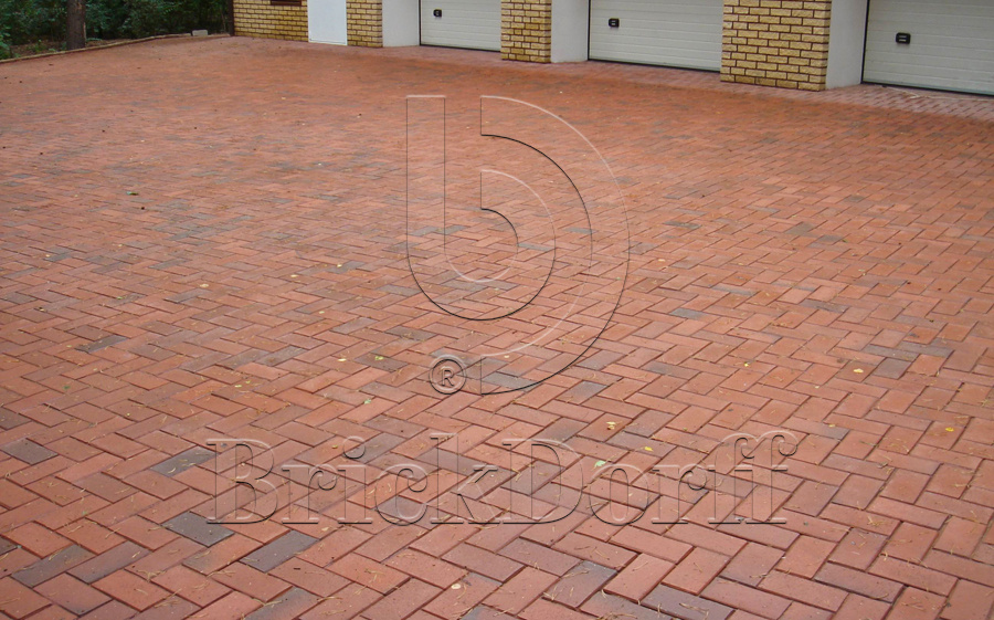 Тротуарная плитка / брусчатка Клинкерная ABC Recker-bunt (Реккер-бунт), 200*100*52 мм