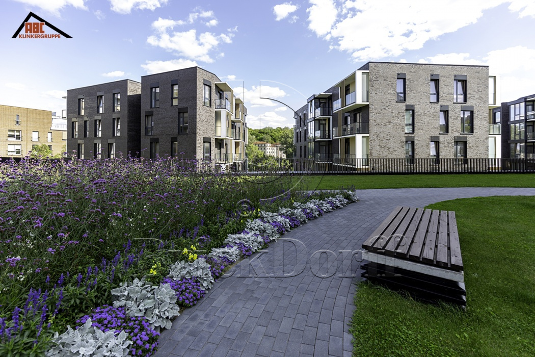 Клинкерная фасадная плитка облицовочная под кирпич ABC Dresden glatt, 240*52*10 мм