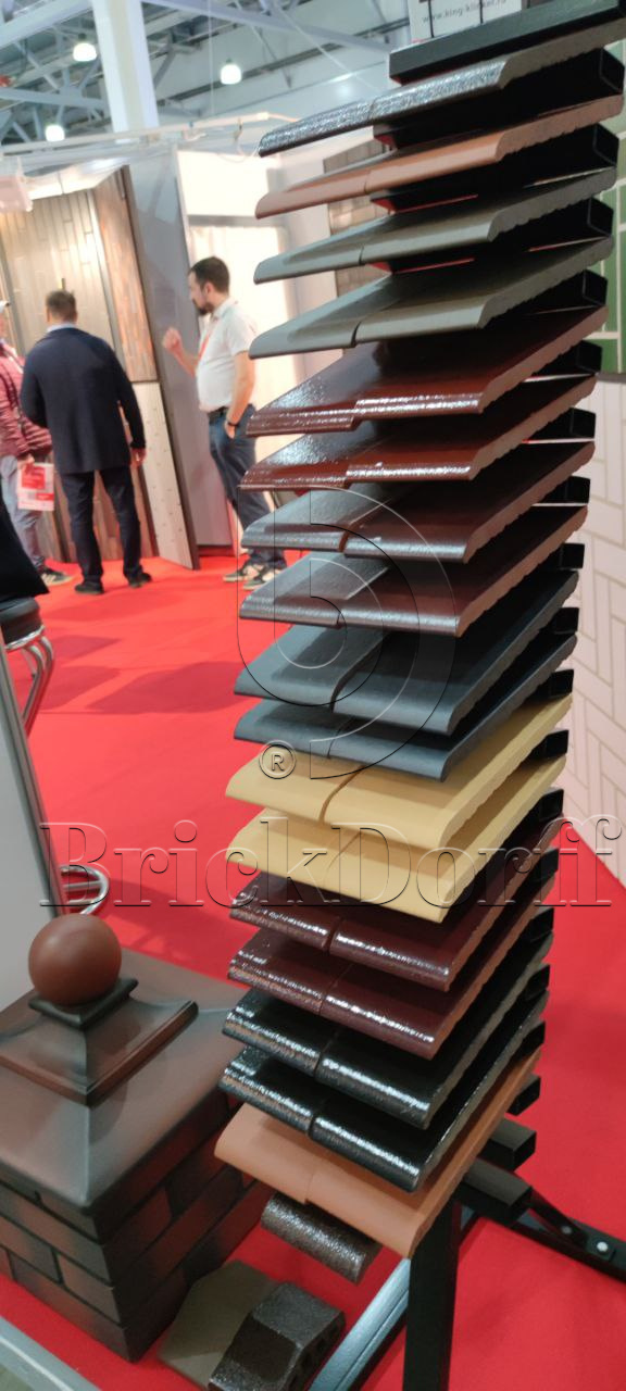 310*120*15 мм ОК31-16 вишневый сад, Клинкерный подоконник, отлив - фасад дома klinker