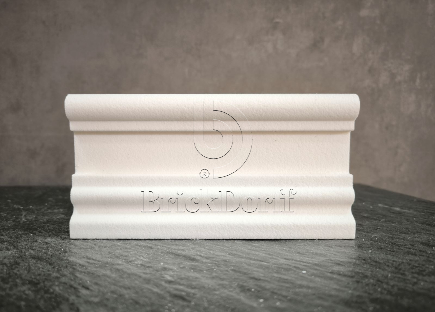 Молдинг для фасада - лепнина, декор из пенополистирола МВ-100/3 (МС-108) 100*45*2000 мм