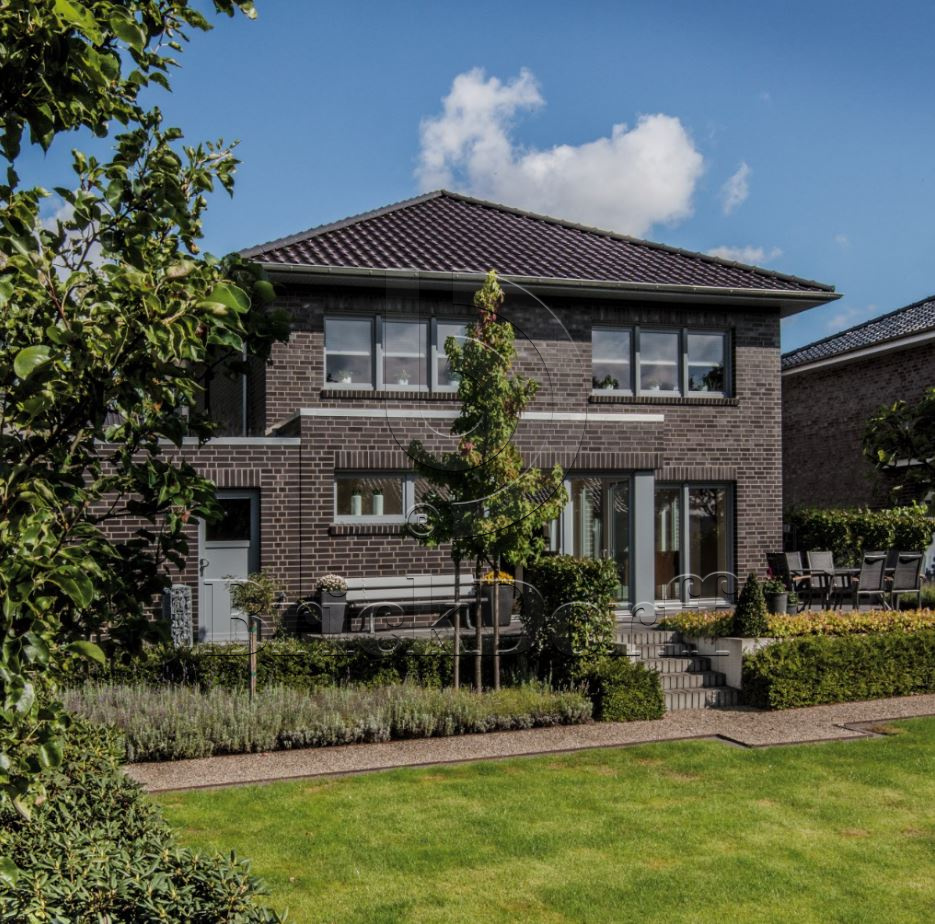 Кирпич облицовочный Клинкерный ABC 954 Hamburg schwarz-blau-bunt glatt 55NF 240*71*55 мм