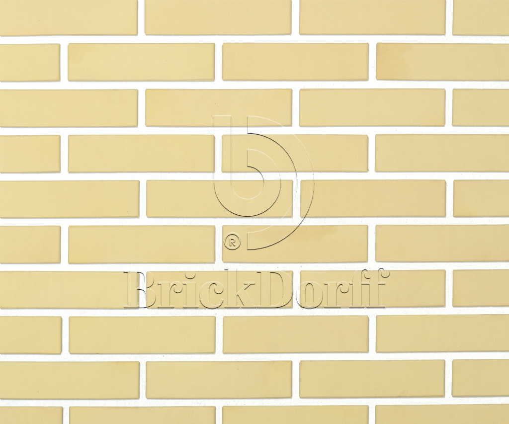 Кирпич клинкерный облицовочный желтый, Lode SARMITE гладкий, 250*85*65 мм