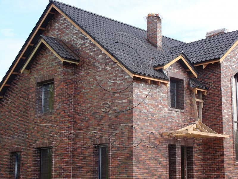 Кирпич облицовочный Клинкерный ABC 7554 Norderney blau-bunt Schmolz glatt NF 240*115*71 мм