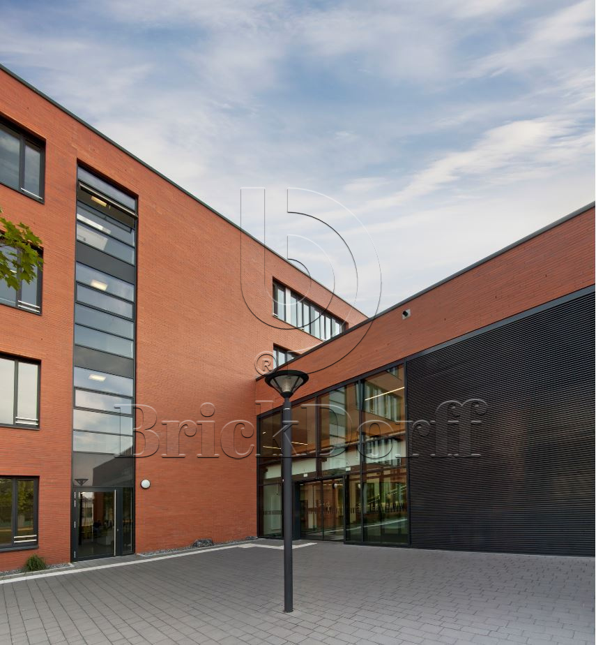 Кирпич облицовочный Клинкерный ригельный Langformat ABC 1009 Sonnenrot glatt DF 365*115*52 мм