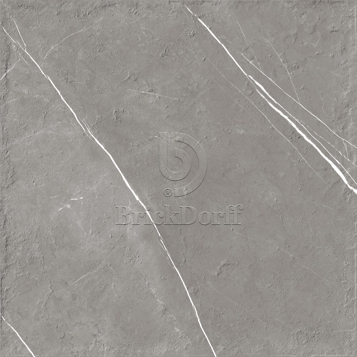 Тротуарная плитка уличная, противоскользящая Forte Dei Marmi Elegant Grey lastra 20мм, 600х600х20 мм