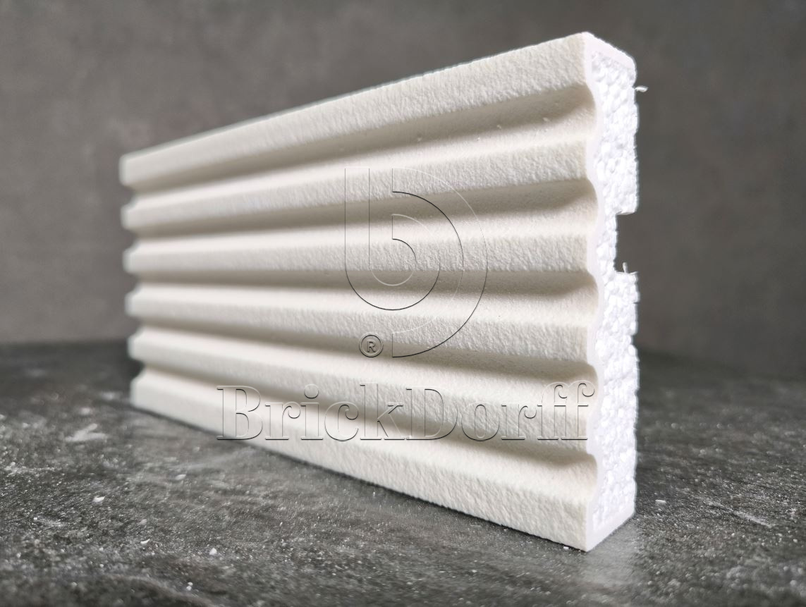 Молдинг для фасада - лепнина, декор из пенополистирола МВ-100/6 100*25*2000 мм