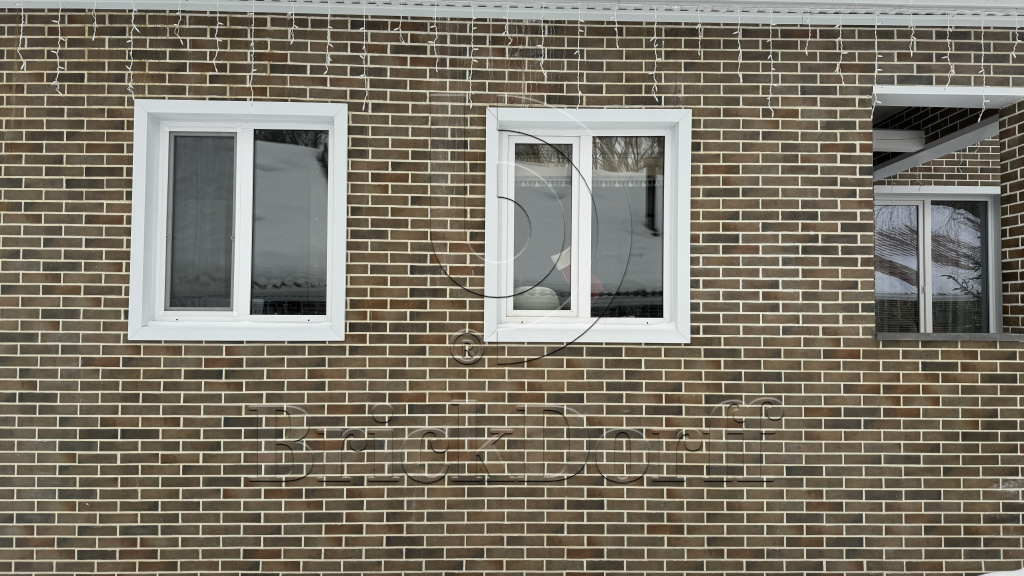 Retro Brick Cardamon фасадная термопанель из пенополистирола ППС 40 мм с клинкерной плиткой