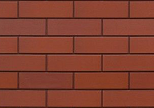 Клинкерная Плитка для Вентилируемых фасадов без расшивки шва Красный. Rot ABC  283*85/100*22 мм