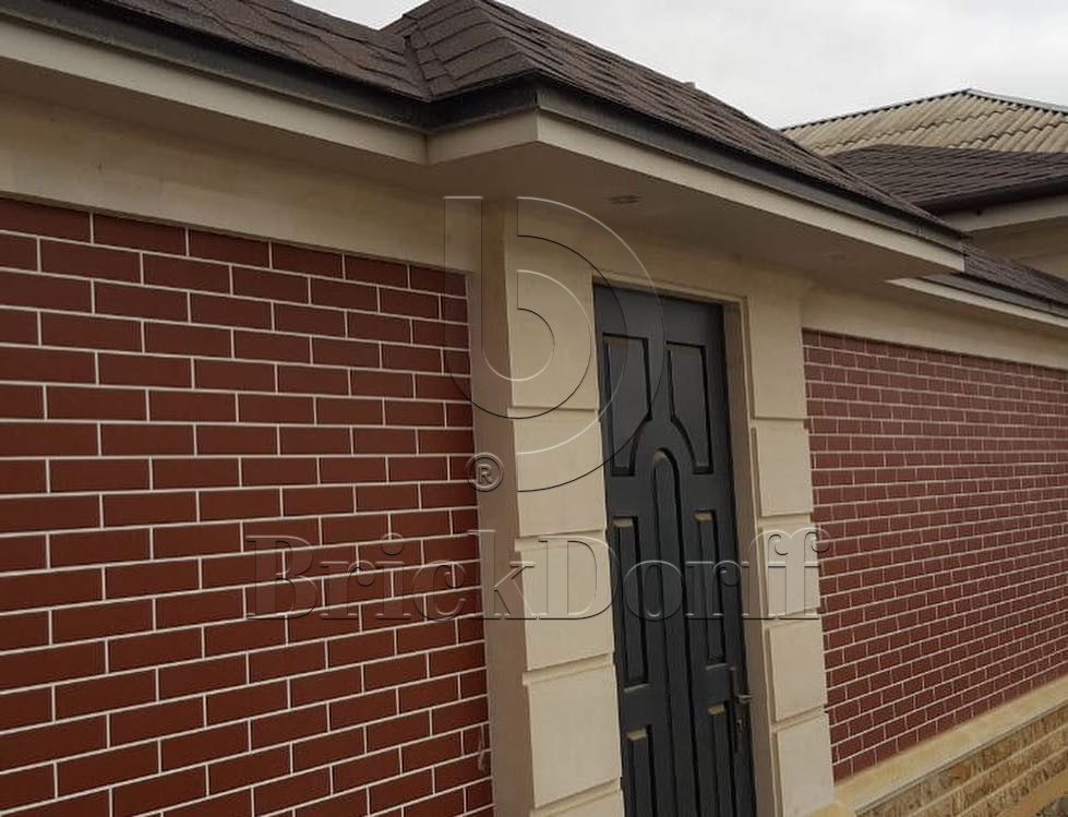 NATURAL ROSA 245X66х7,4 мм Клинкерная фасадная плитка под кирпич облицовочная терракотовая