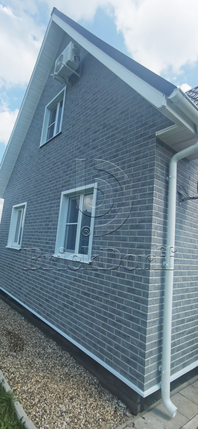 Cement Dark фасадная термопанель из пенополиуретана ППУ 65 мм