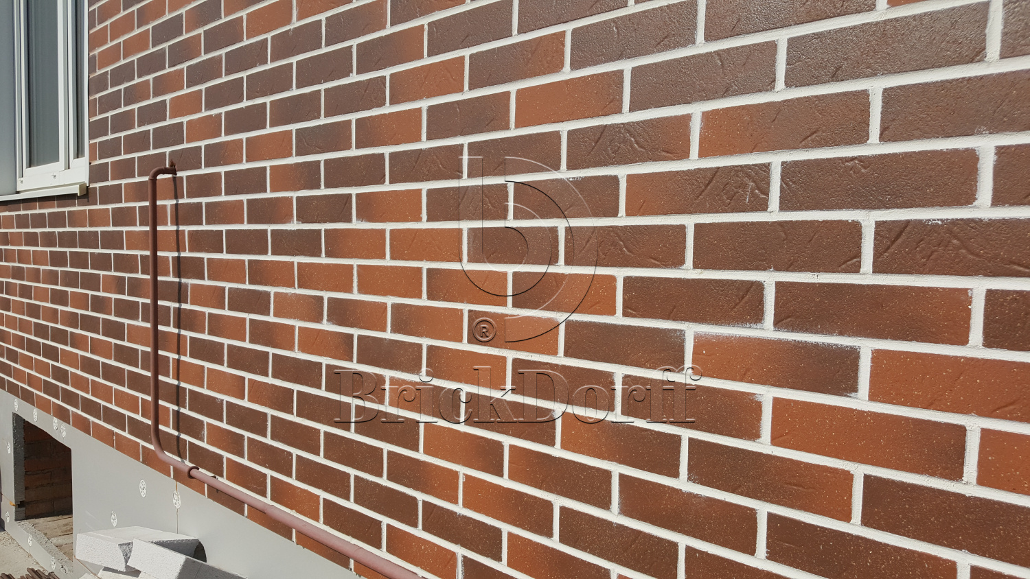 ABC Rotbunt Struktur 240*71*8 мм Клинкерная фасадная плитка облицовочная под кирпич