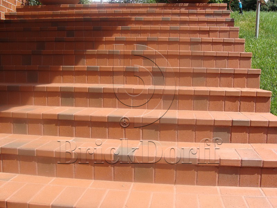 Тротуарная плитка / брусчатка Клинкерная ABC Recker-bunt (Реккер-бунт), 200*100*52 мм