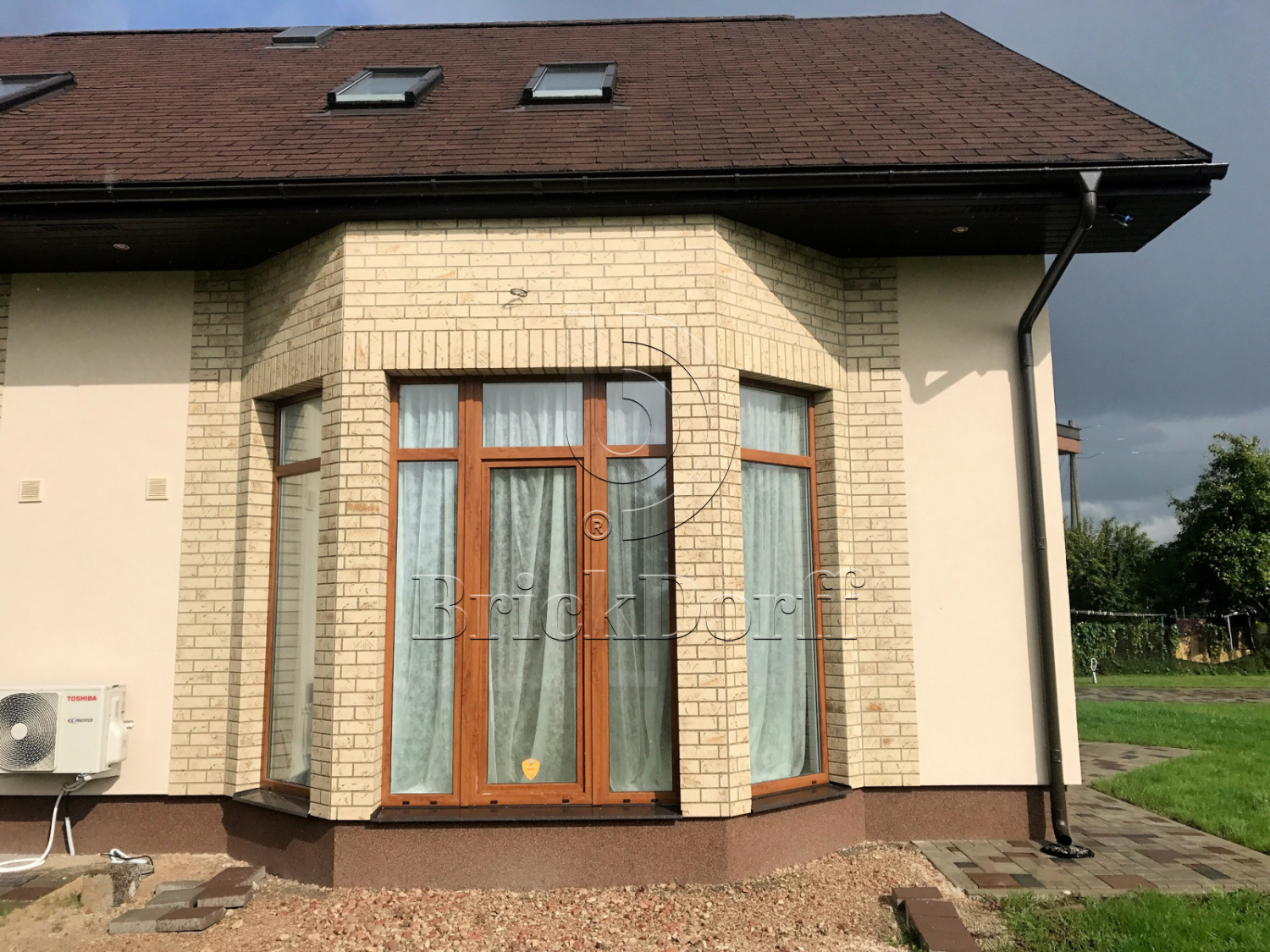 Фасадная Термопанель из пенополистирола ППС 60 мм с клинкерной плиткой Austria Salzburg 240*71*8 мм