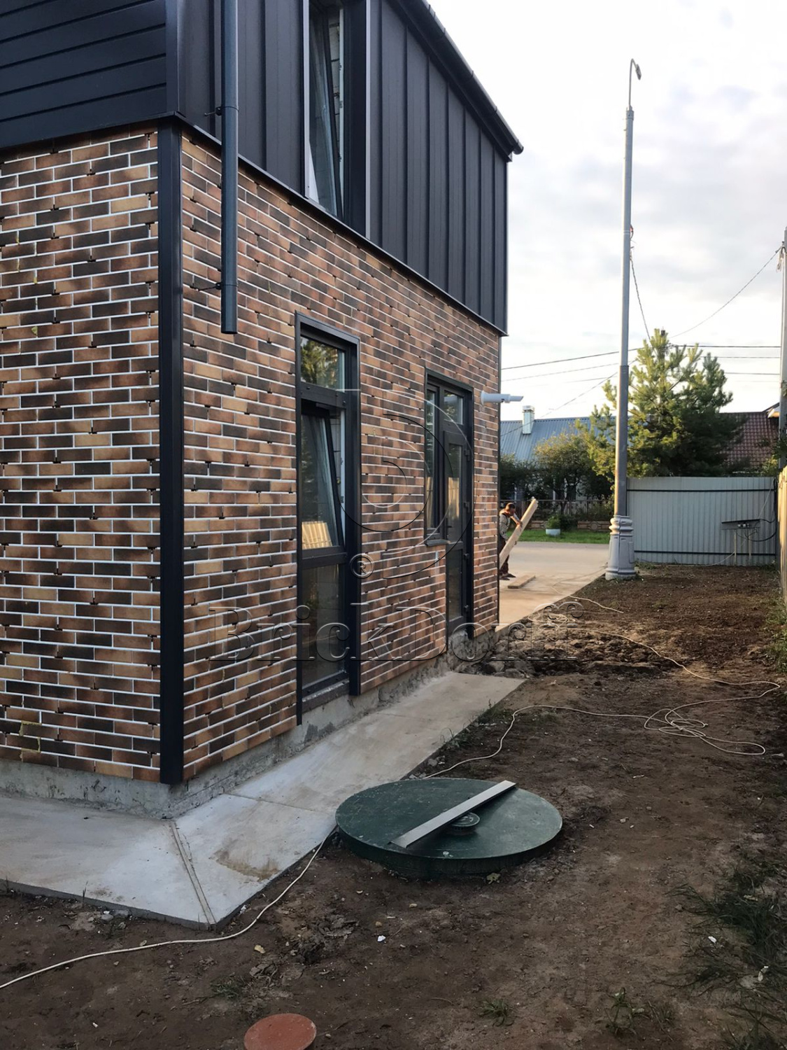 Retro Brick Curry фасадная термопанель из пенополистирола ППС 50 мм с клинкерной плиткой