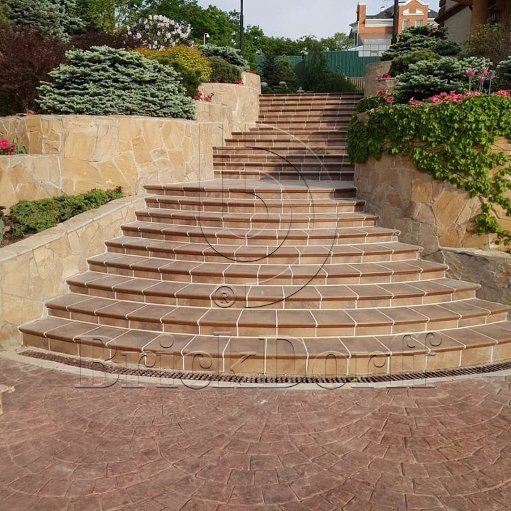 Клинкерная Плитка напольная противоскользящая Stroeher KERAPLATTE AERA T 712 marone 294*294*10 мм