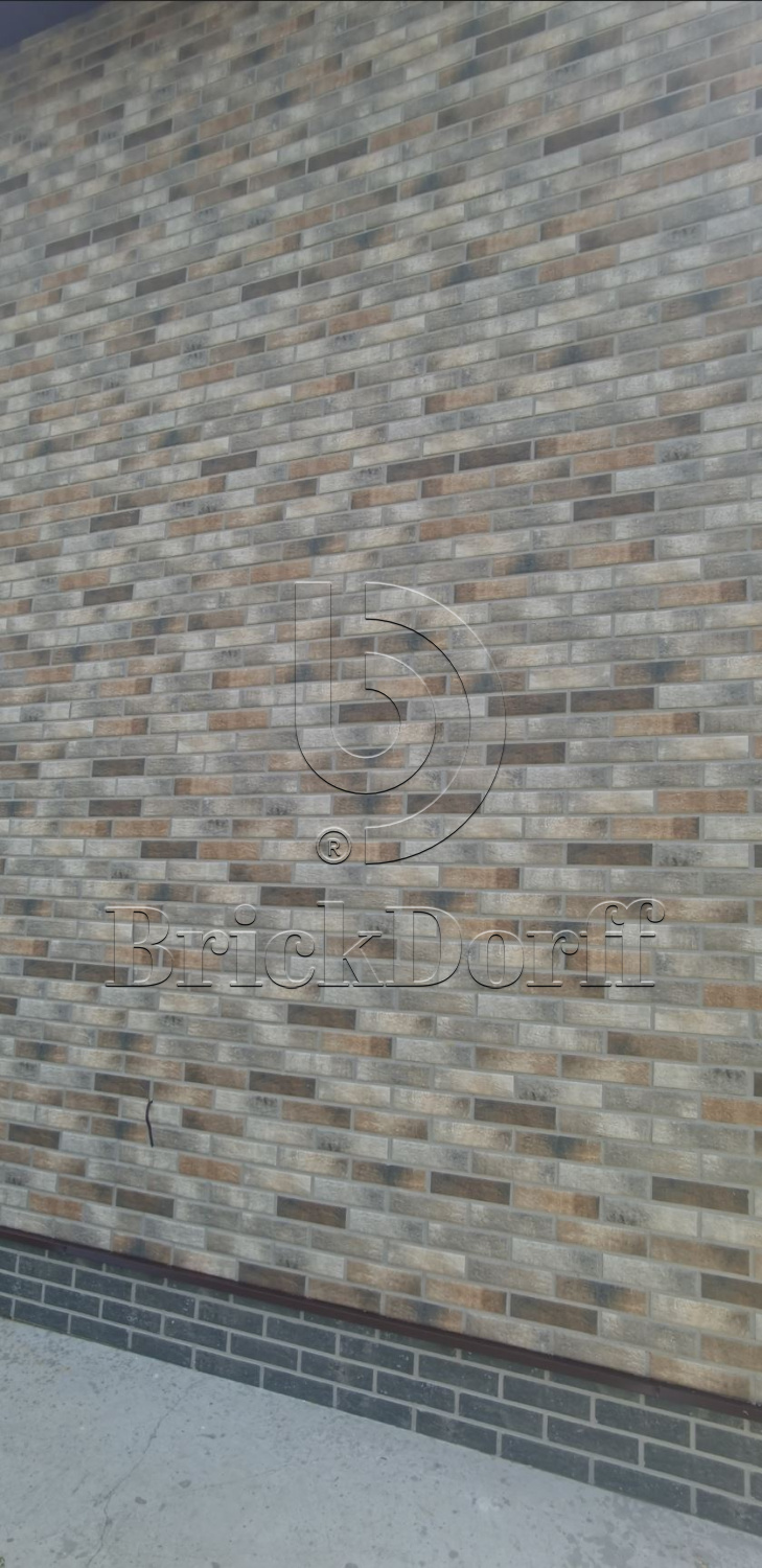 Loft Brick Pepper фасадная термопанель из пенополистирола ППС 100 мм с клинкерной плиткой