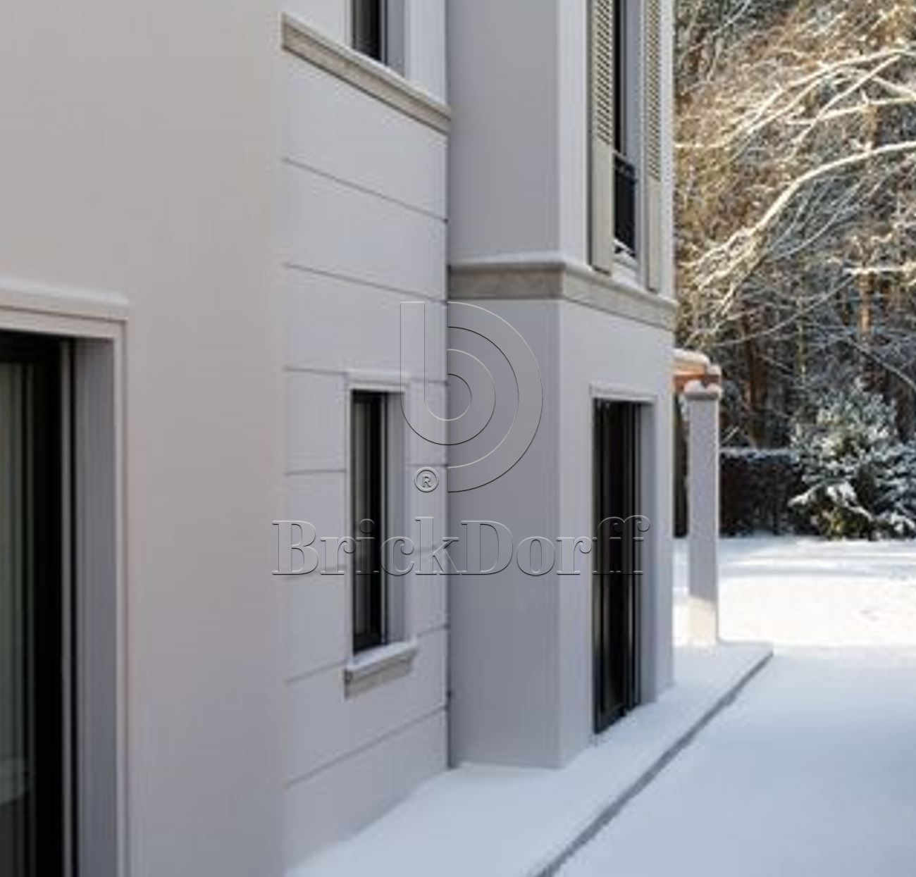 Панель утепления под покраску для фасада - изосайдинг из пенополистирола СВ-50/5 1000*50*2000 мм