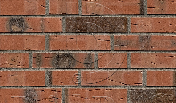 Кирпич облицовочный Клинкерный ABC 858 Grafschafter rot Kohlebrand Wasserstrich 55NF 240*71*55 мм