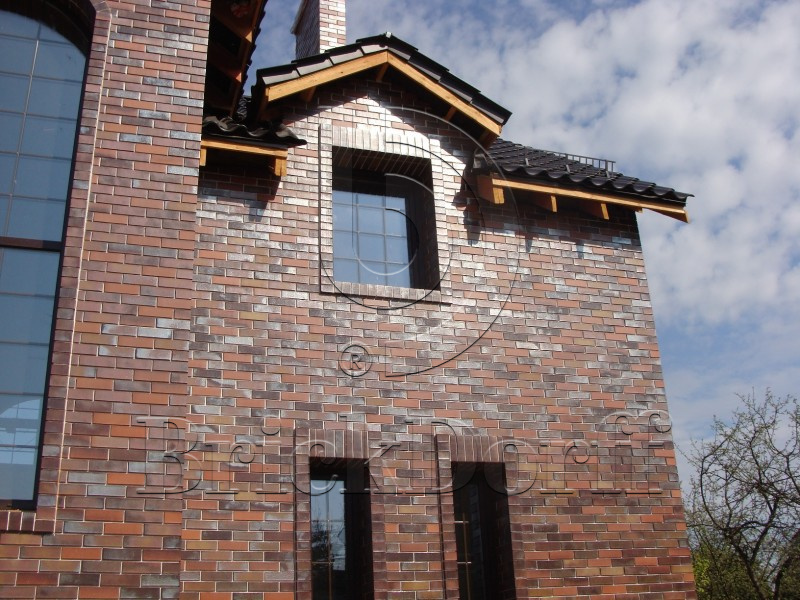 Кирпич облицовочный Клинкерный ABC 7554 Norderney blau-bunt Schmolz glatt NF 240*115*71 мм