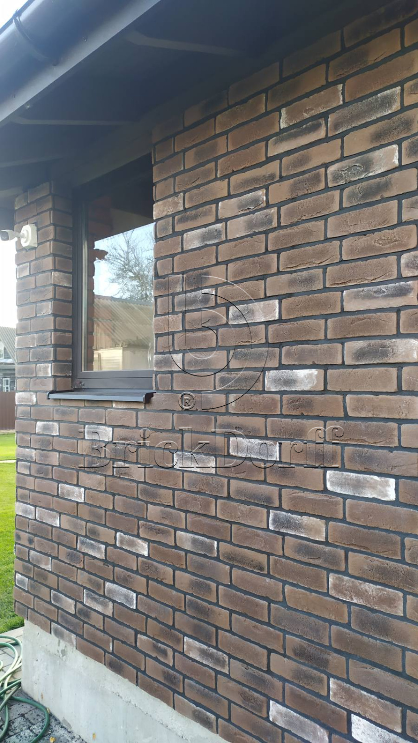 4 Византийский кирпич 225х65х15 мм, декоративный камень для фасада и интерьера Petra