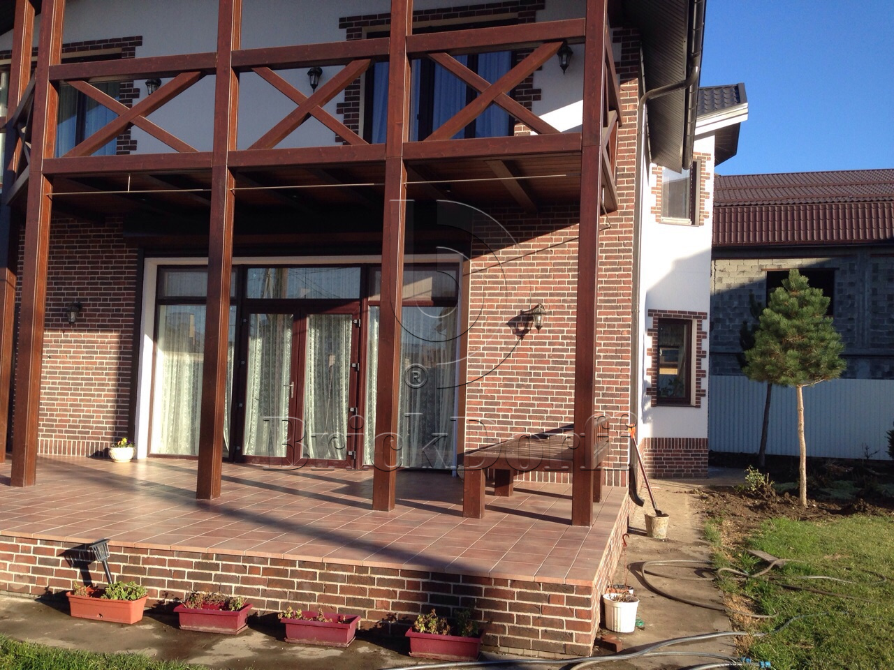 Клинкерная Ступень лофт противоскользящая плитка Stroeher KERAPLATTE AERA X 755 camaro 294*340*35*11 мм